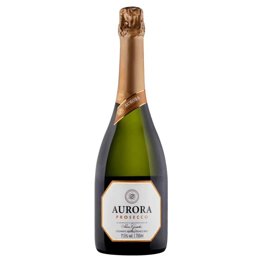 Espumante Brasileiro Branco Brut Aurora Prosecco Serra Gaúcha